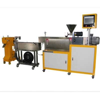 Single screw extruder for rubber and plastic material