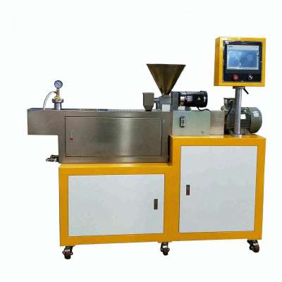 lab twin screw extruder machine for plastic material