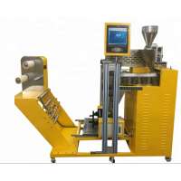 Lab Small Three-layer Multilayer Co-extrusion Cast Film Making Machine With PLC Control